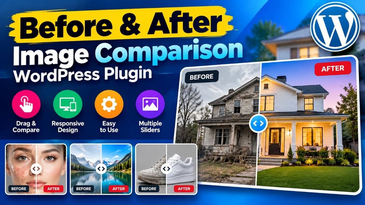 Before &amp; After Images Comparison for WordPress – Responsive Image Comparison Slider Plugin