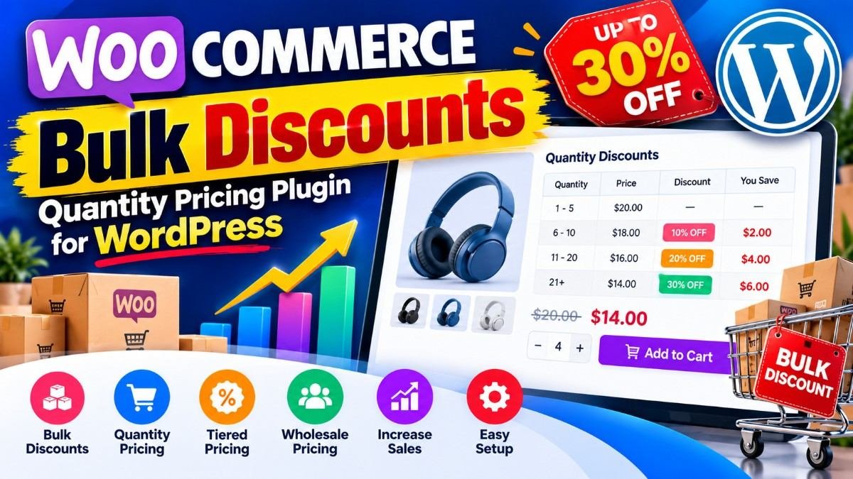WooCommerce Bulk Discounts – Product Discount &amp; Quantity Pricing Plugin
